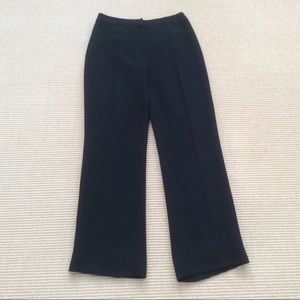 Albert Nipon Black Lined Wide Leg Pants - Size 8